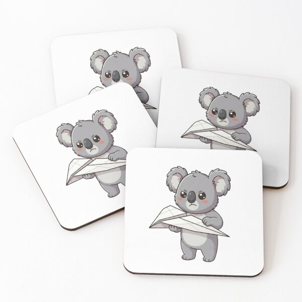 Item preview, Cute Koala Folding Paper Airplane designed and sold by Ella_Sketch.