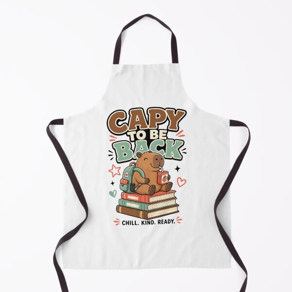 Item preview, Back to School Capybara: Chill, Kind, Ready designed and sold by Fenay Designs.