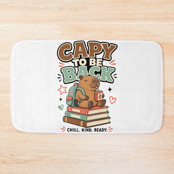 Item preview, Back to School Capybara: Chill, Kind, Ready designed and sold by Fenay Designs.