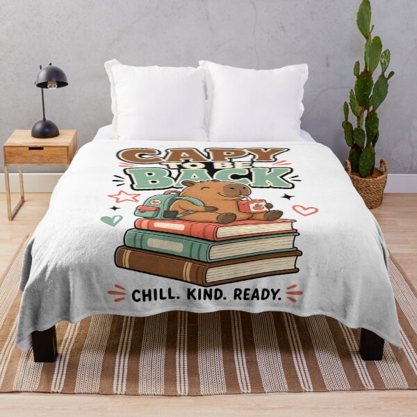Item preview, Back to School Capybara: Chill, Kind, Ready designed and sold by Fenay Designs.