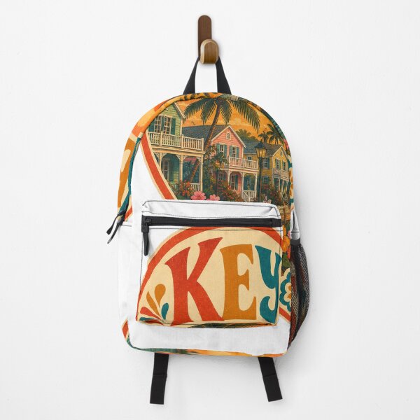 Item preview, Vintage Key West Heart - Retro USA Travel Souvenir designed and sold by VisualArtsOasis.