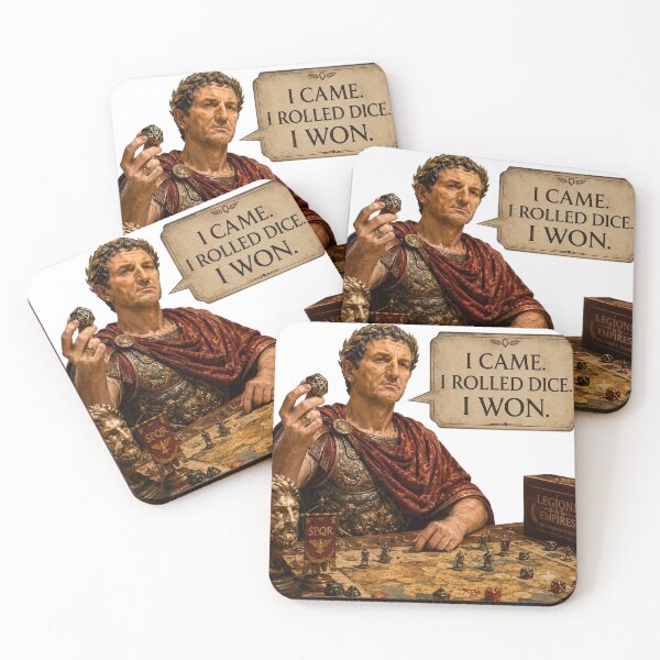 Item preview, Julius Caesar Board Game - I Came I Rolled I Won designed and sold by WhiteStrokeDesigns.
