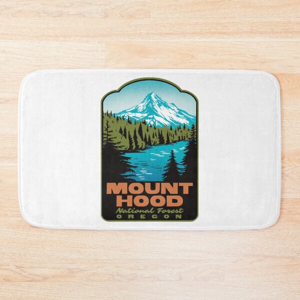 Item preview, Mount Hood National Forest Retro Oregon Travel Art designed and sold by HalpinDesign.
