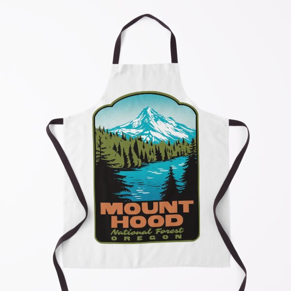 Item preview, Mount Hood National Forest Retro Oregon Travel Art designed and sold by HalpinDesign.