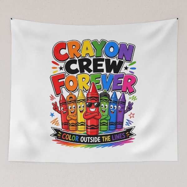 Item preview, Back to School Crayon Crew Forever designed and sold by Fenay Designs.