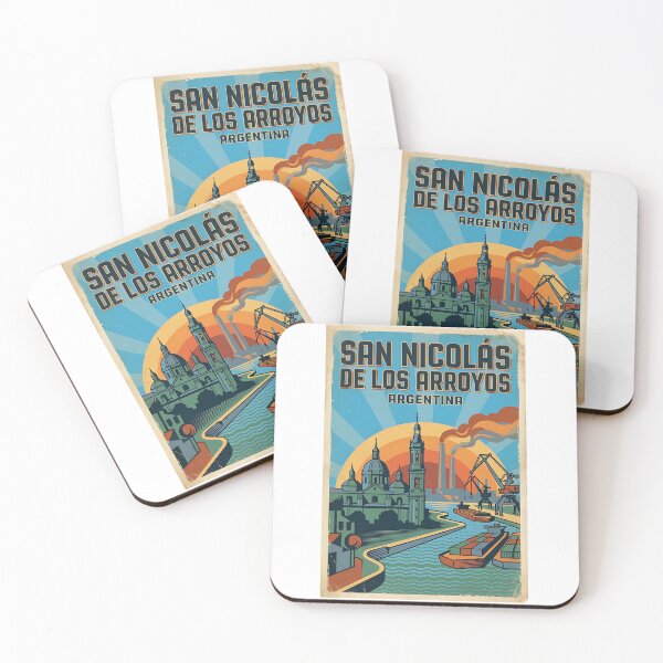 Item preview, San Nicolás de los Arroyos Argentina Vintage Travel Tourism Souvenir designed and sold by TravelersGems.