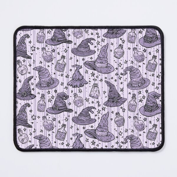 Item preview, Magical Witch Hats and Potion Bottles Spooky Pattern designed and sold by VectorForge.