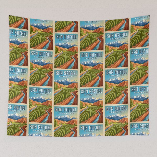 Item preview, San Rafael Mendoza argentina Argentina Vintage Travel Tourism Souvenir designed and sold by TravelersGems.