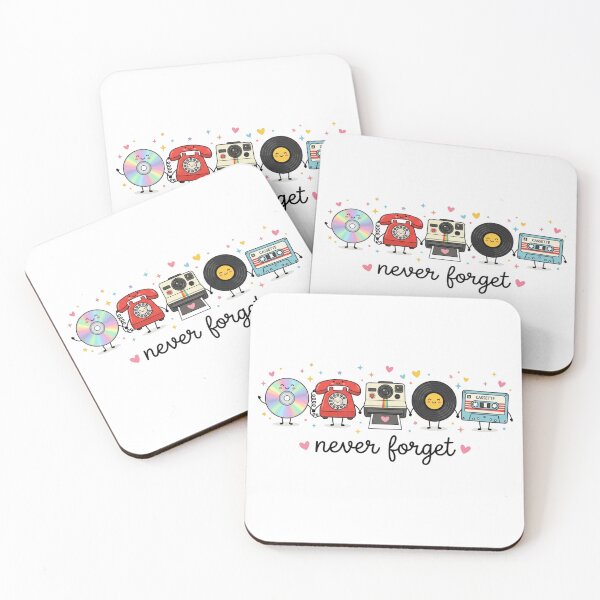 Item preview, Never Forget Retro Technology Kawaii Vintage Gadgets 80s 90s designed and sold by raedattia.
