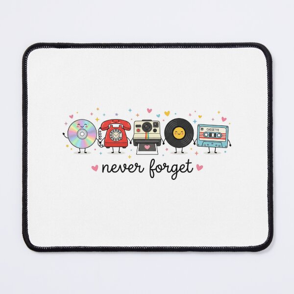 Item preview, Never Forget Retro Technology Kawaii Vintage Gadgets 80s 90s designed and sold by raedattia.