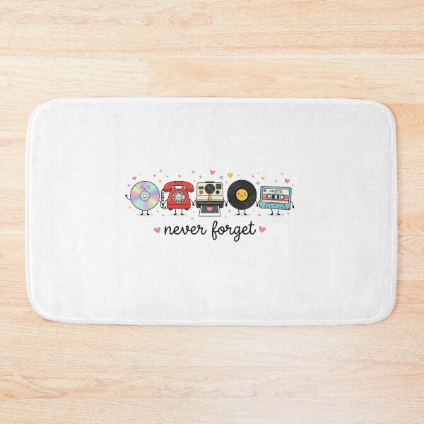 Item preview, Never Forget Retro Technology Kawaii Vintage Gadgets 80s 90s designed and sold by raedattia.