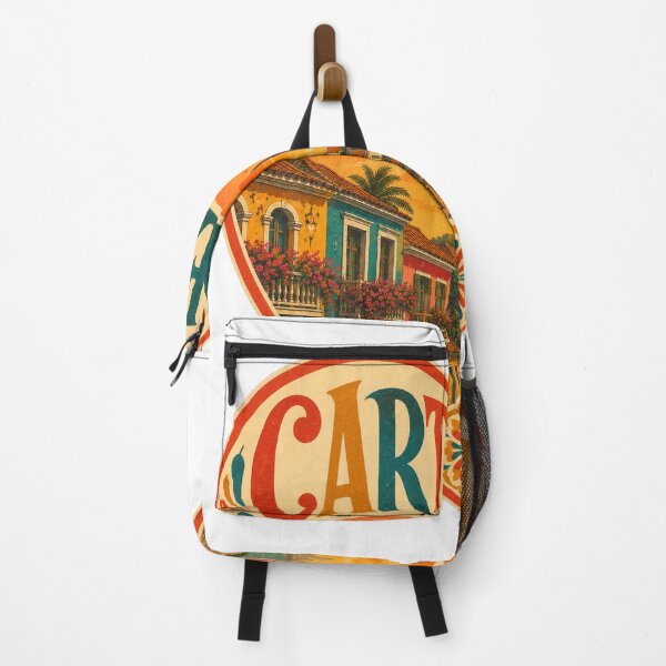 Item preview, Cartagena Colombia Travel Souvenir - Retro Heart Illustration designed and sold by VisualArtsOasis.