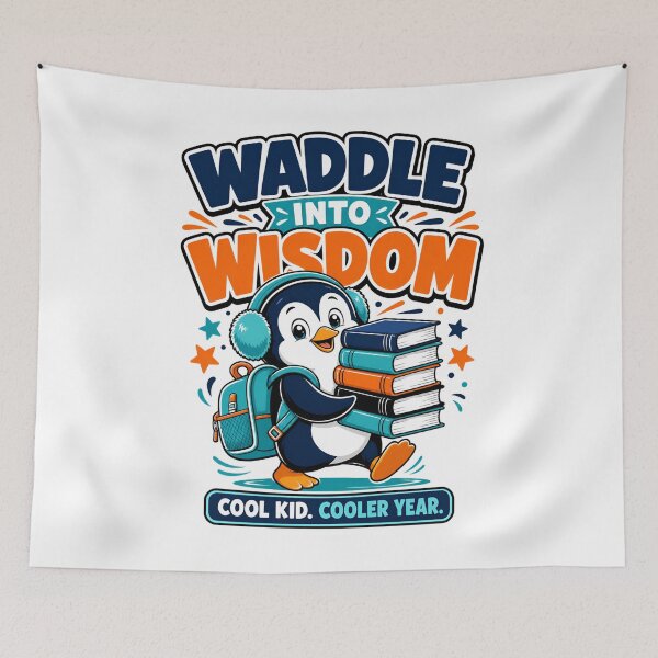 Item preview, Back to School Penguin: Waddle Into Wisdom designed and sold by Fenay Designs.