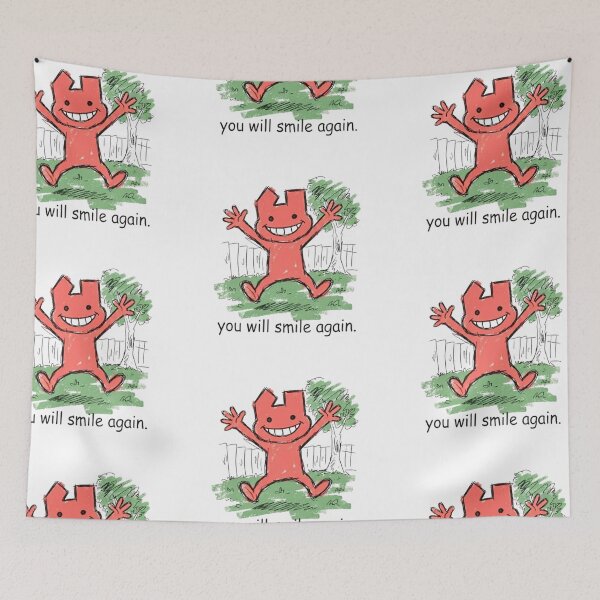 Item preview, You Will Smile Again designed and sold by rustycatart.
