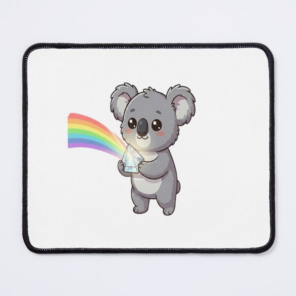 Item preview, Cute Koala Holding Glass Prism designed and sold by Ella_Sketch.