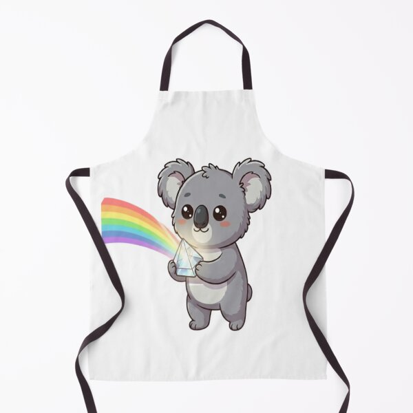 Item preview, Cute Koala Holding Glass Prism designed and sold by Ella_Sketch.