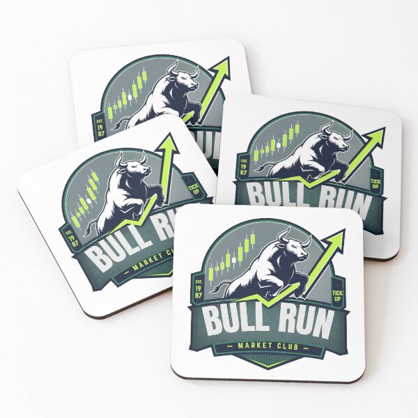 Item preview, Bull Run Market Club Stock Trading Emblem designed and sold by LOGO-WORKS.