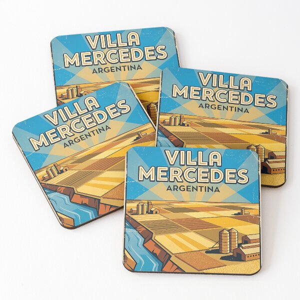 Item preview, Villa Mercedes San Luis Argentina Vintage Travel Poster designed and sold by TravelersGems.