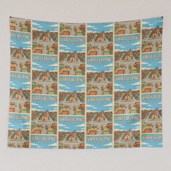 Item preview, Póster de viaje vintage Virrey del Pino Argentina designed and sold by TravelersGems.