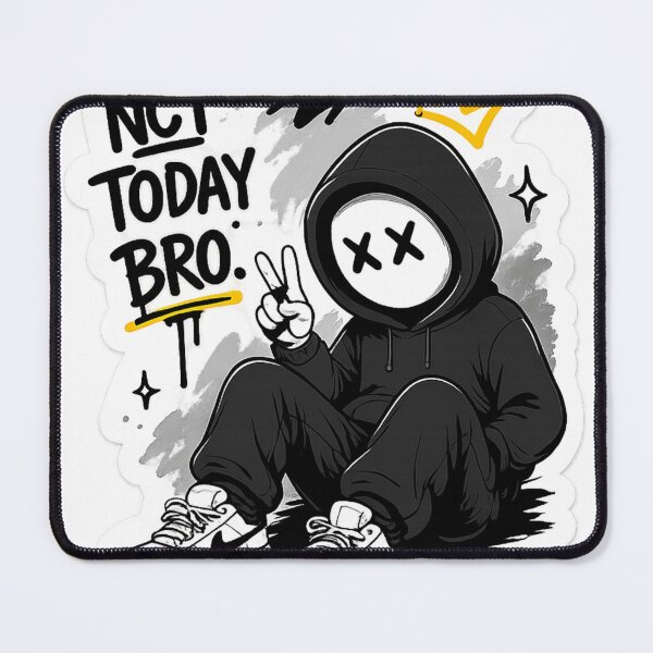 Item preview, Cool Hooded X Eyes Sticker | Gen Z Streetwear Aesthetic | Graffiti Cartoon designed and sold by Sticker Hubs.