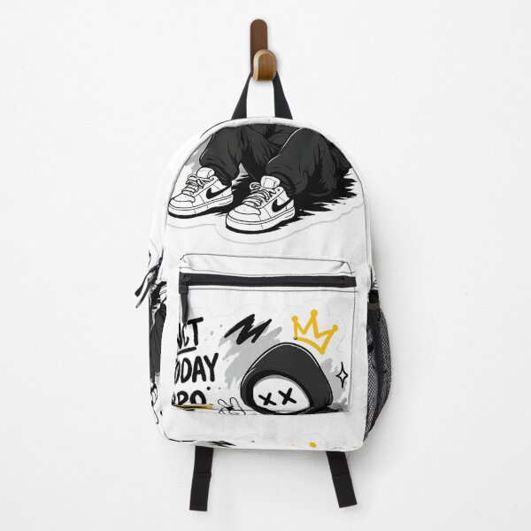 Item preview, Cool Hooded X Eyes Sticker | Gen Z Streetwear Aesthetic | Graffiti Cartoon designed and sold by Sticker Hubs.