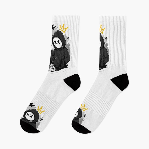 Item preview, Cool Hooded X Eyes Sticker | Gen Z Streetwear Aesthetic | Graffiti Cartoon designed and sold by Sticker Hubs.