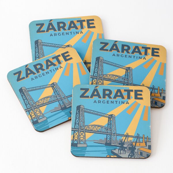 Item preview, Zárate Buenos Aires Argentina Vintage Travel Poster designed and sold by TravelersGems.