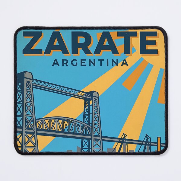 Item preview, Zárate Buenos Aires Argentina Vintage Travel Poster designed and sold by TravelersGems.