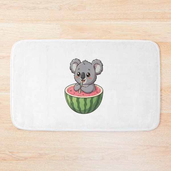 Item preview, Cute Koala Drinking Watermelon Juice designed and sold by Ella_Sketch.