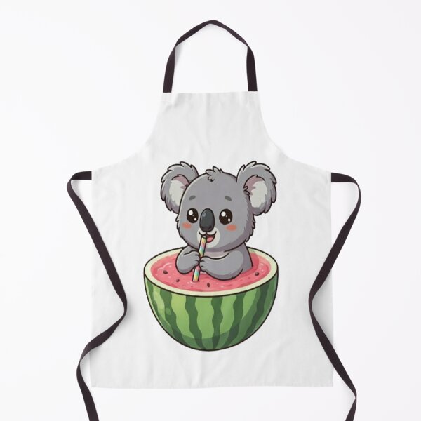 Item preview, Cute Koala Drinking Watermelon Juice designed and sold by Ella_Sketch.