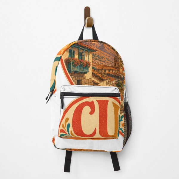 Item preview, Cusco Retro Travel Heart - Peru Souvenir Art designed and sold by VisualArtsOasis.