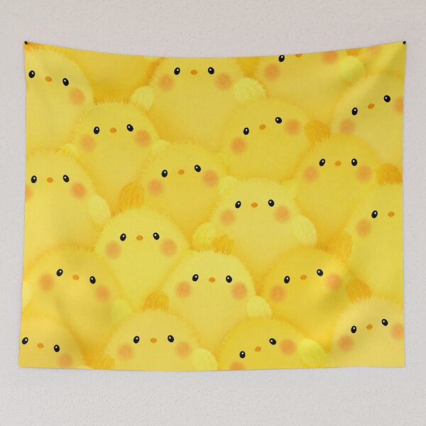 Item preview, Cute Fluffy Yellow Chicks Pattern | Kawaii Baby Chick Seamless Nursery Design designed and sold by Atum&Art.
