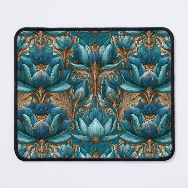 Item preview, Exotic Lotus Print - Retro Flower Floral - Christmas Gift Baskets designed and sold by RoyalStarsPatts.