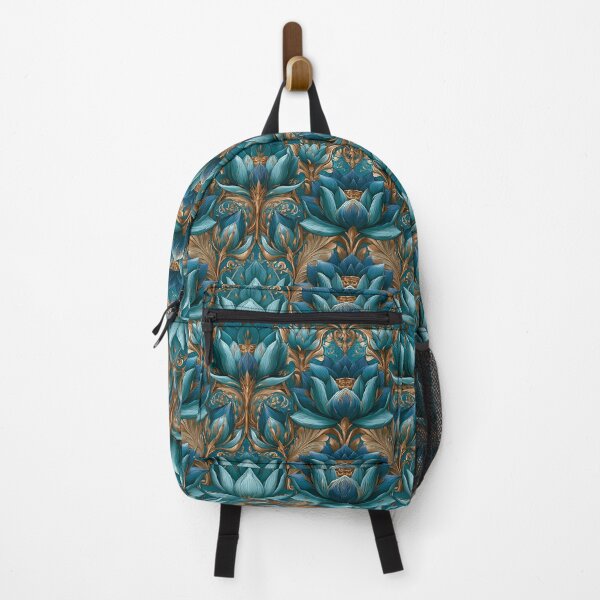 Item preview, Exotic Lotus Print - Retro Flower Floral - Christmas Gift Baskets designed and sold by RoyalStarsPatts.
