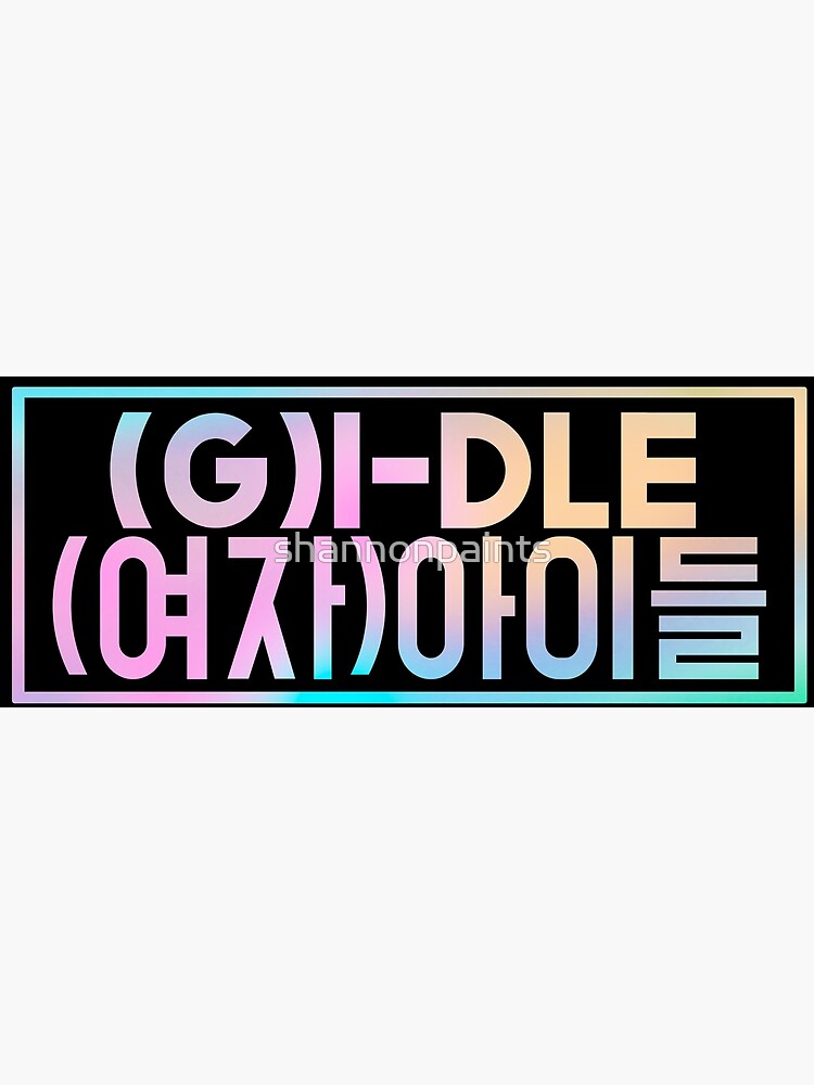 "(G)I-DLE - GIDLE, (G)IDLE KPOP" Art Print by ...