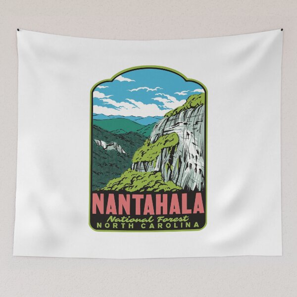 Item preview, Whiteside Mountain Nantahala National Forest Travel Art designed and sold by HalpinDesign.