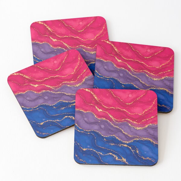 Item preview, Bisexual Marble - Bi Pride Flag Colors designed and sold by Travelslightly.