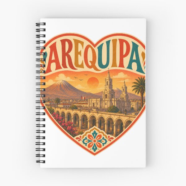 Item preview, Retro Arequipa Peru - Vintage Travel Souvenir Heart designed and sold by VisualArtsOasis.