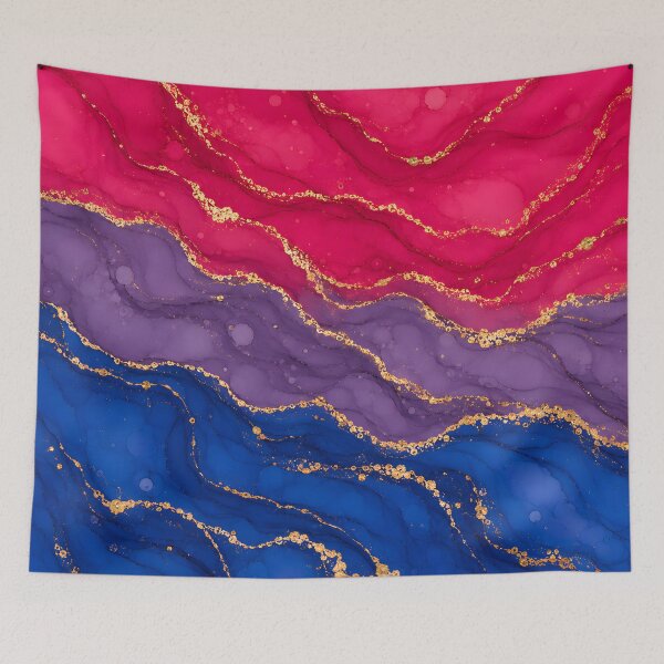 Item preview, Bisexual Marble - Bi Pride Flag Colors designed and sold by Travelslightly.