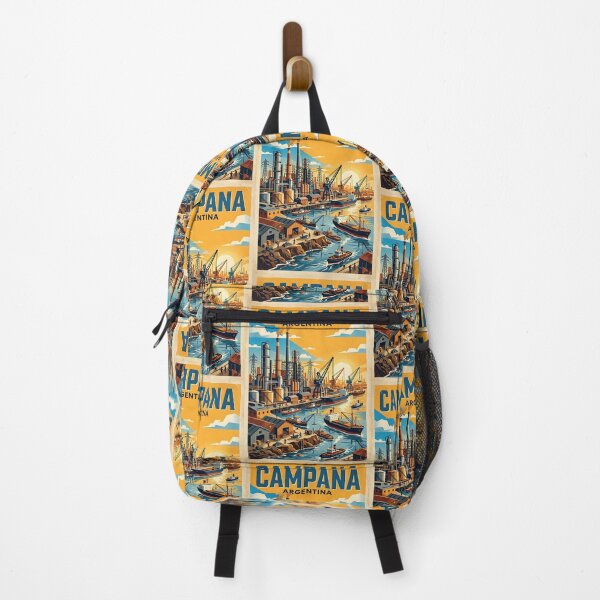 Item preview, Campana Buenos Aires Argentina Vintage Travel Poster designed and sold by TravelersGems.