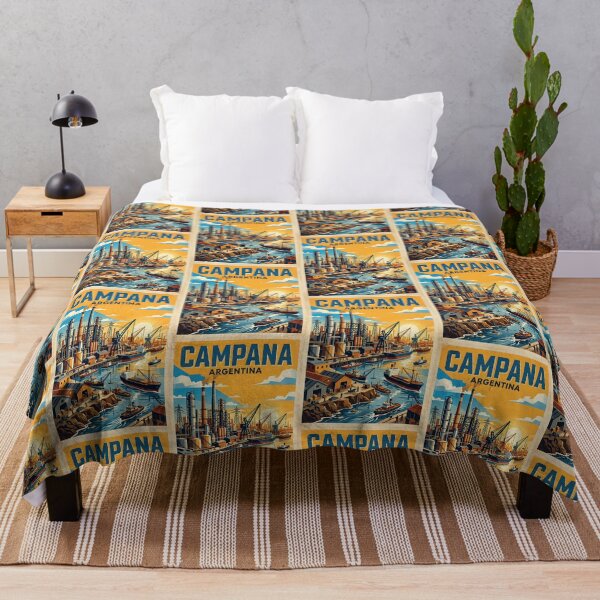 Item preview, Campana Buenos Aires Argentina Vintage Travel Poster designed and sold by TravelersGems.