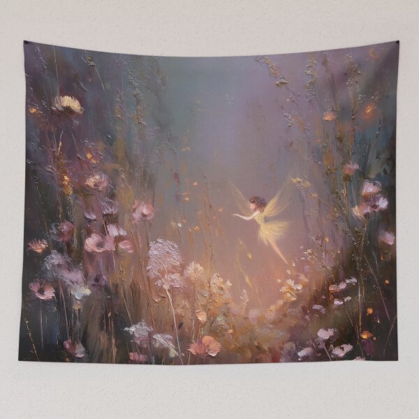 Item preview, A fairytale little fairy in the wildflower meadow designed and sold by monchie.