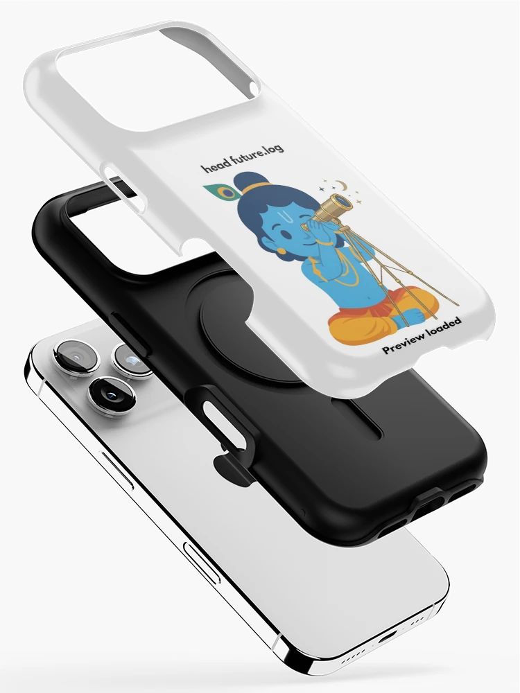 Thumbnail 2 of 4, iPhone Case, head future.log | Linux Developer Sticker | Terminal Tech Humor designed and sold by BhaktiByte.