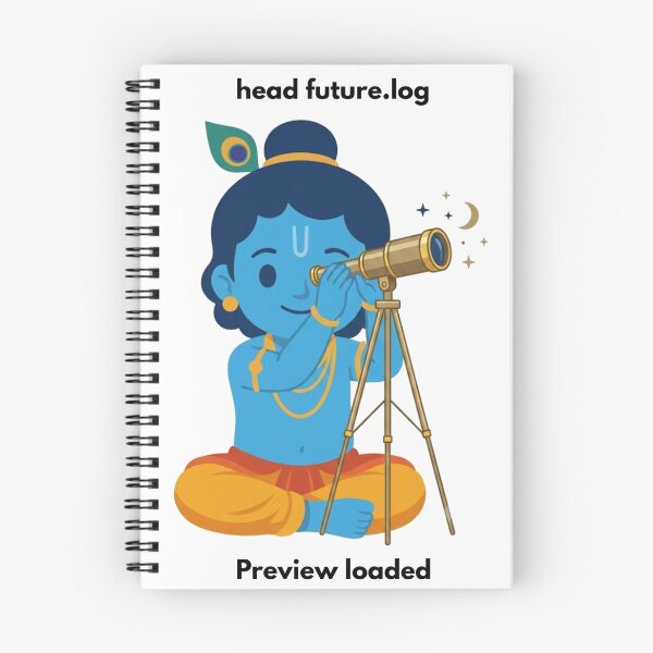 Item preview, head future.log | Linux Developer Sticker | Terminal Tech Humor designed and sold by BhaktiByte.