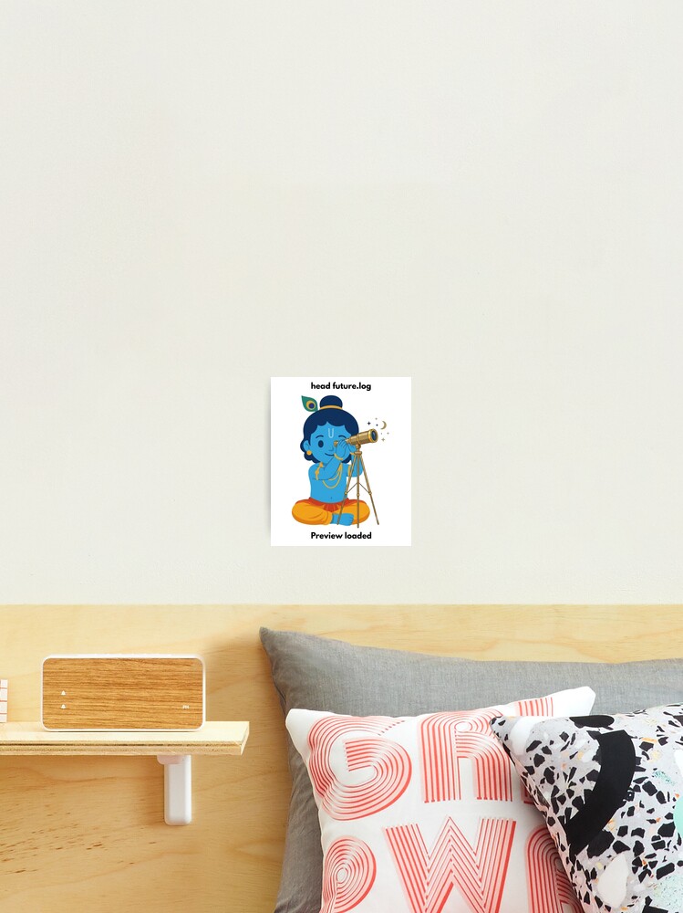 Thumbnail 2 of 3, Photographic Print, head future.log | Linux Developer Sticker | Terminal Tech Humor designed and sold by BhaktiByte.
