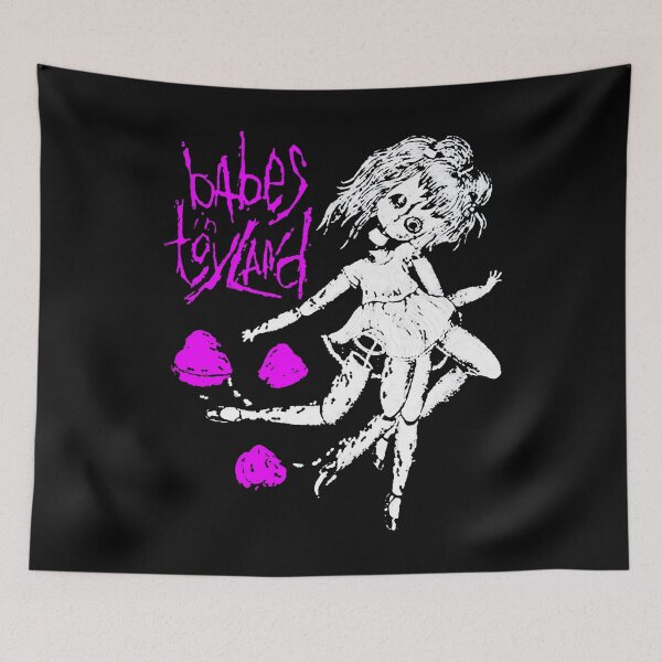 Item preview, White Silhouette With Purple Typography Grunge designed and sold by GloomRooms.