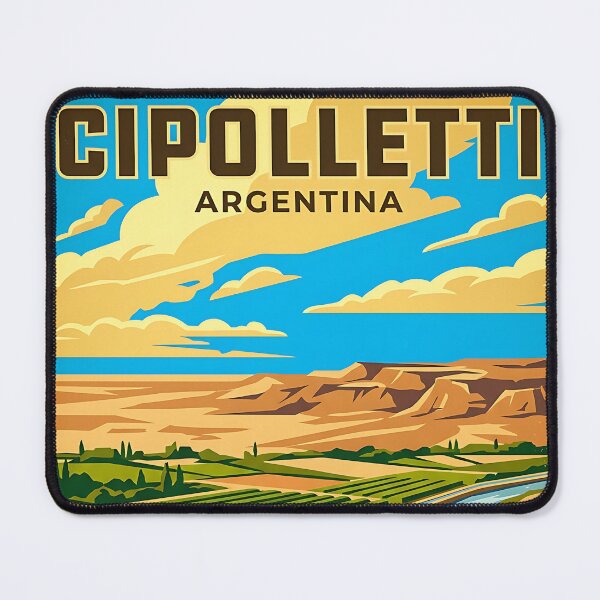 Item preview, Cipolletti Río Negro Argentina Cartel de viaje vintage designed and sold by TravelersGems.