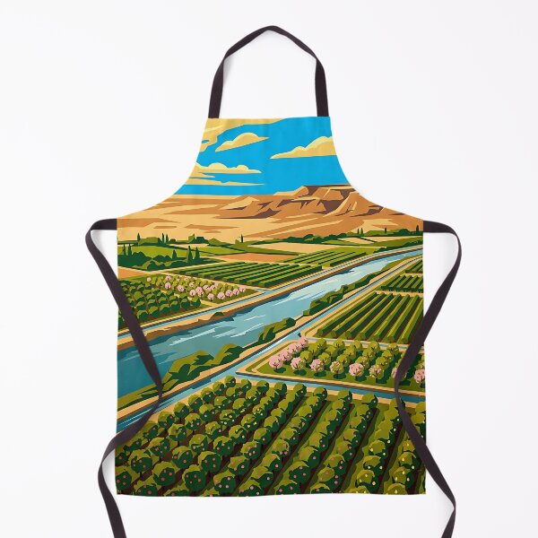 Item preview, Cipolletti Río Negro Argentina Vintage Travel Poster designed and sold by TravelersGems.