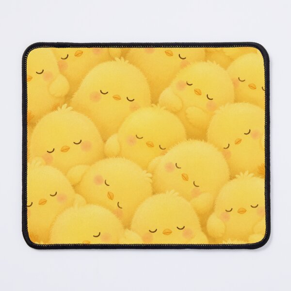 Item preview, Sleeping Fluffy Yellow Chicks Pattern | Cute Kawaii Baby Chick Nursery Seamless Design designed and sold by Atum&Art.