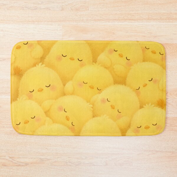 Item preview, Sleeping Fluffy Yellow Chicks Pattern | Cute Kawaii Baby Chick Nursery Seamless Design designed and sold by Atum&Art.